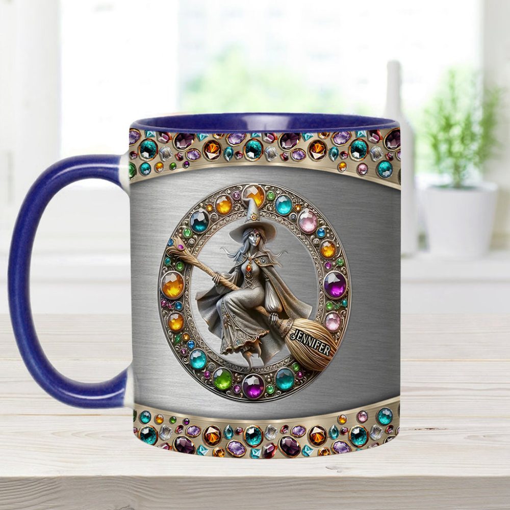 Beautiful Witch - Personalized Witch Accent Mug - Image 10