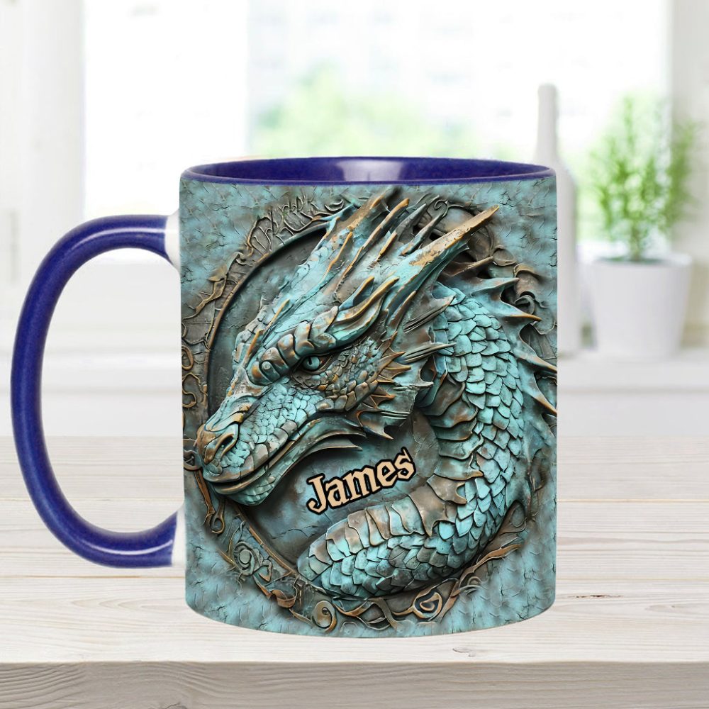 My Spirit Animal - Personalized Dragon Accent Mug - Image 10