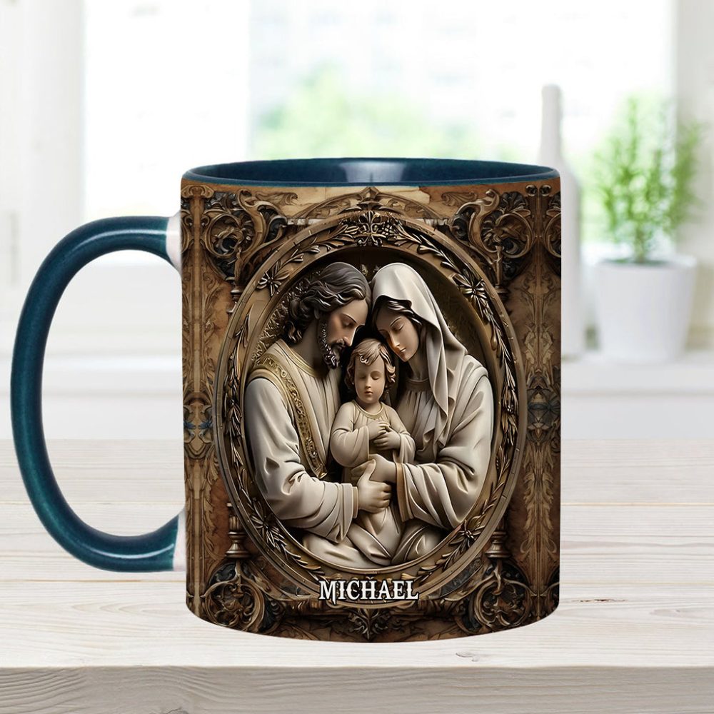I Believe In Him - Personalized Christian Accent Mug - Image 10
