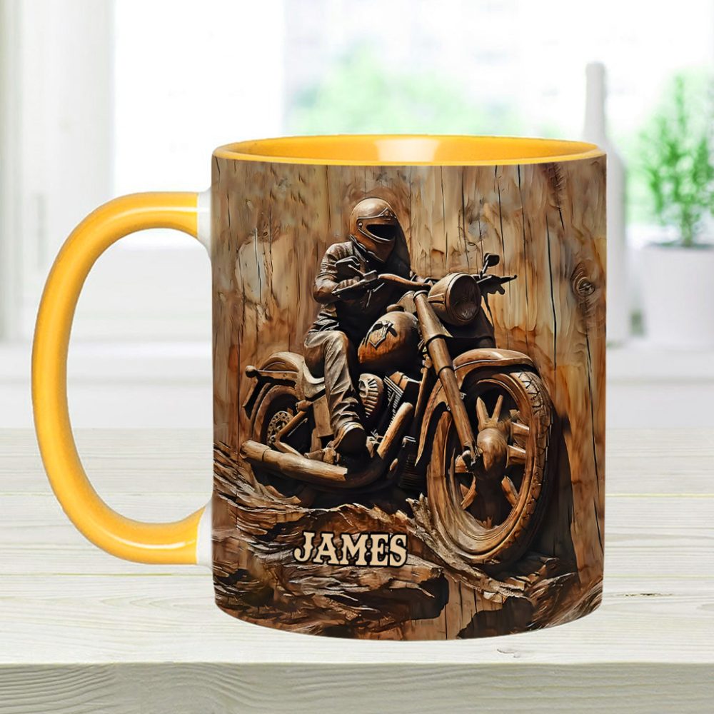 Biker - Personalized Biker Accent Mug - Image 14