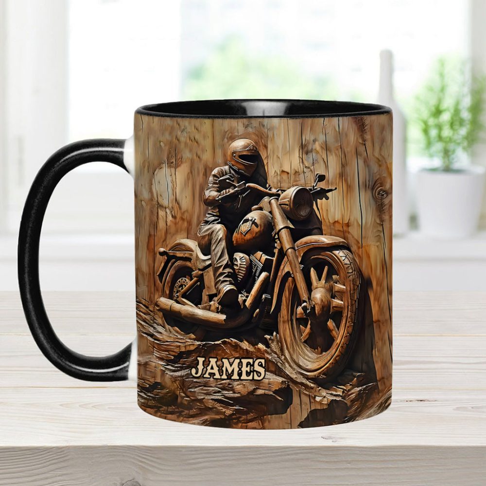Biker - Personalized Biker Accent Mug - Image 17