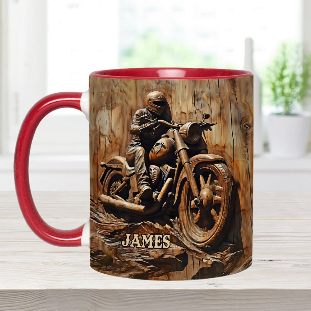Biker - Personalized Biker Accent Mug - Image 18