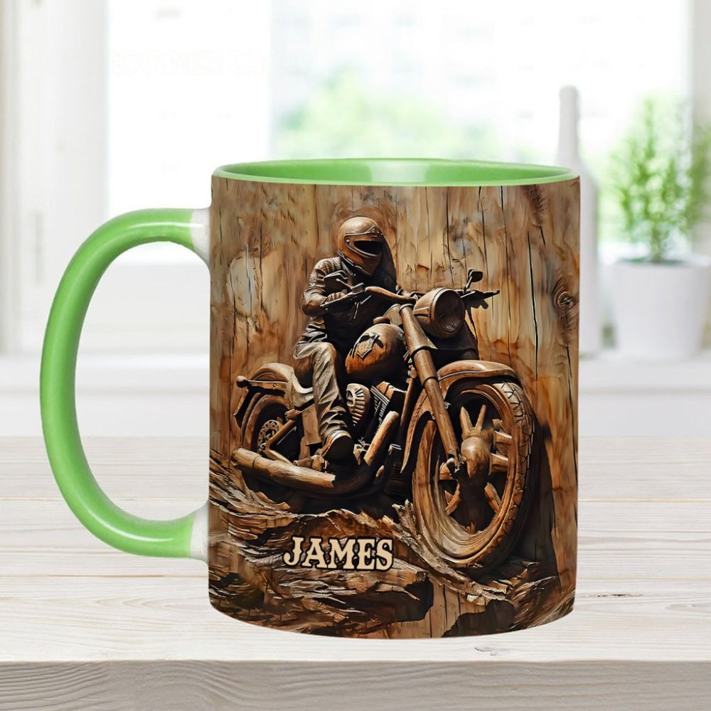 Biker - Personalized Biker Accent Mug - Image 19