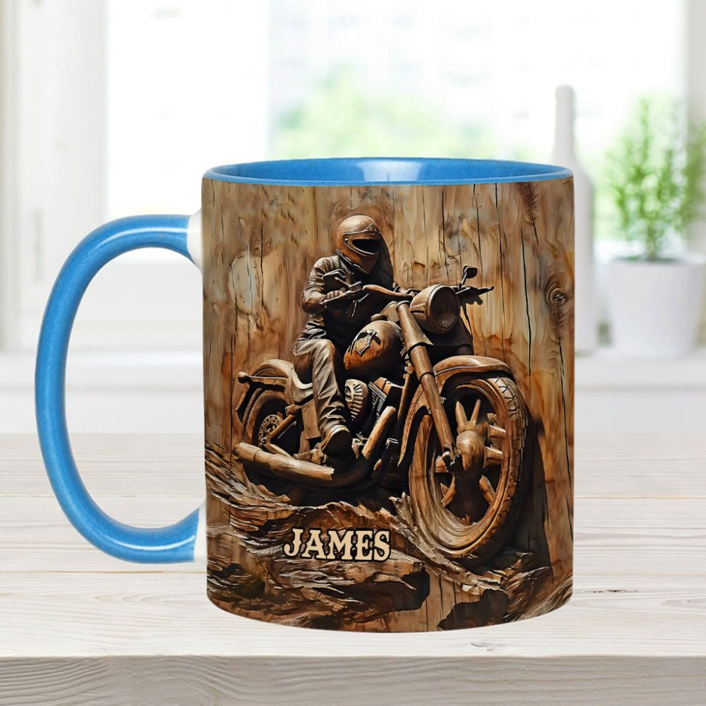 Biker - Personalized Biker Accent Mug - Image 20