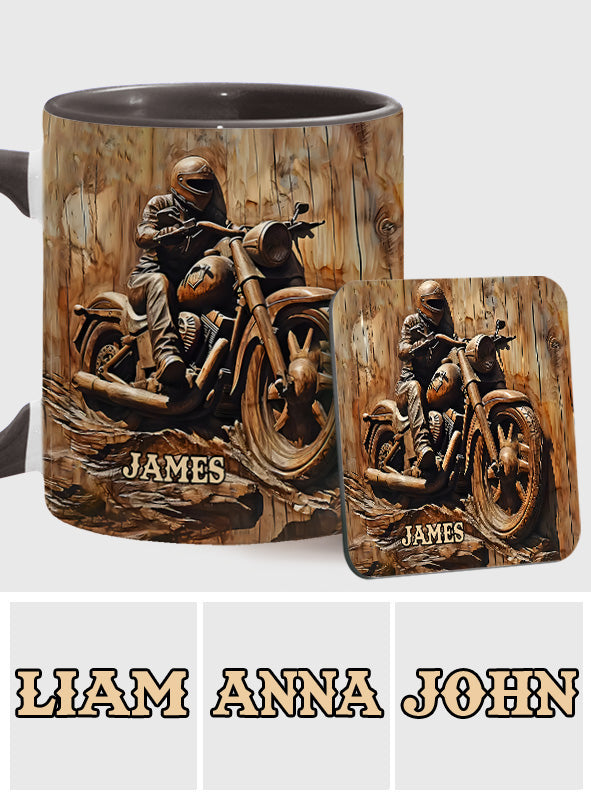 Biker - Personalized Biker Accent Mug - Image 22