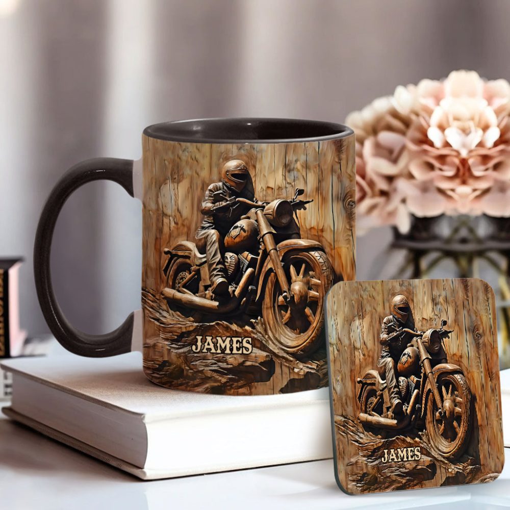 Biker - Personalized Biker Accent Mug - Image 23