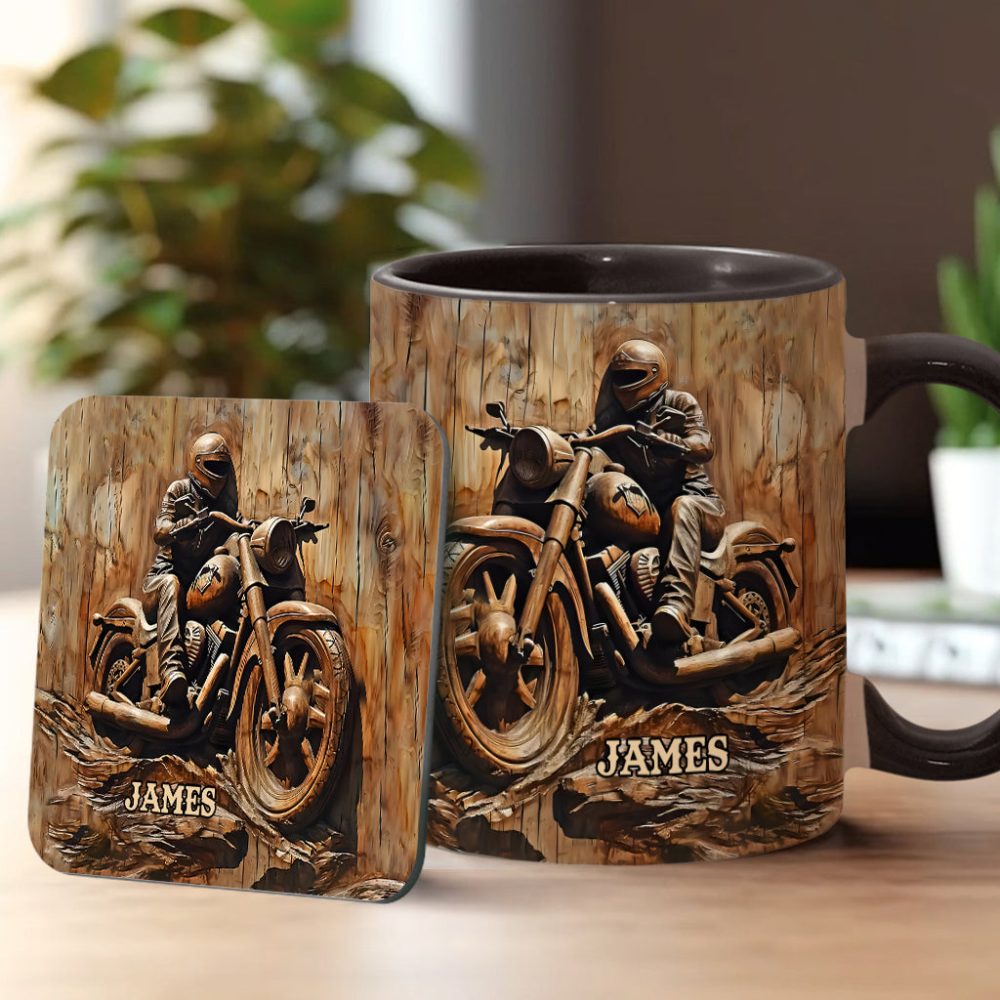 Biker - Personalized Biker Accent Mug - Image 24