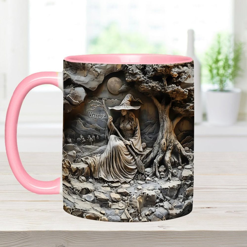 Beautiful Witch - Personalized Witch Accent Mug - Image 12