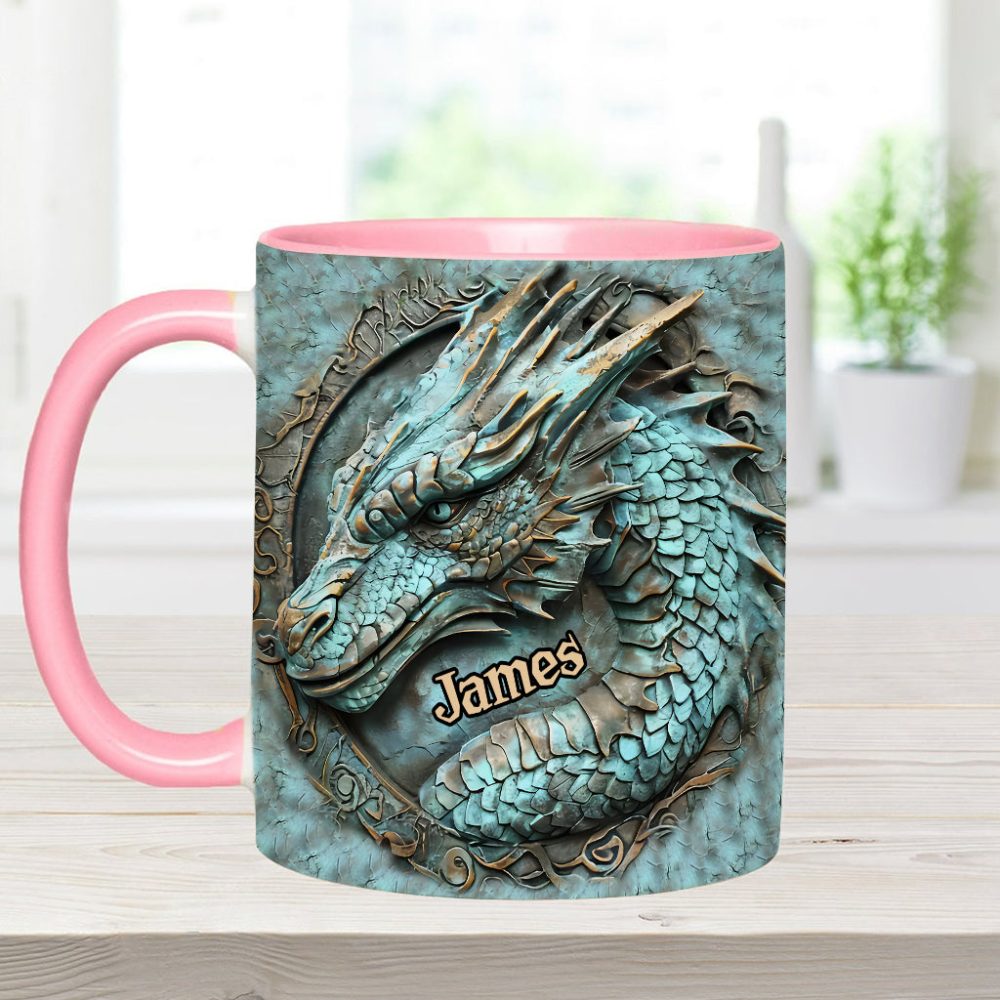 My Spirit Animal - Personalized Dragon Accent Mug - Image 12