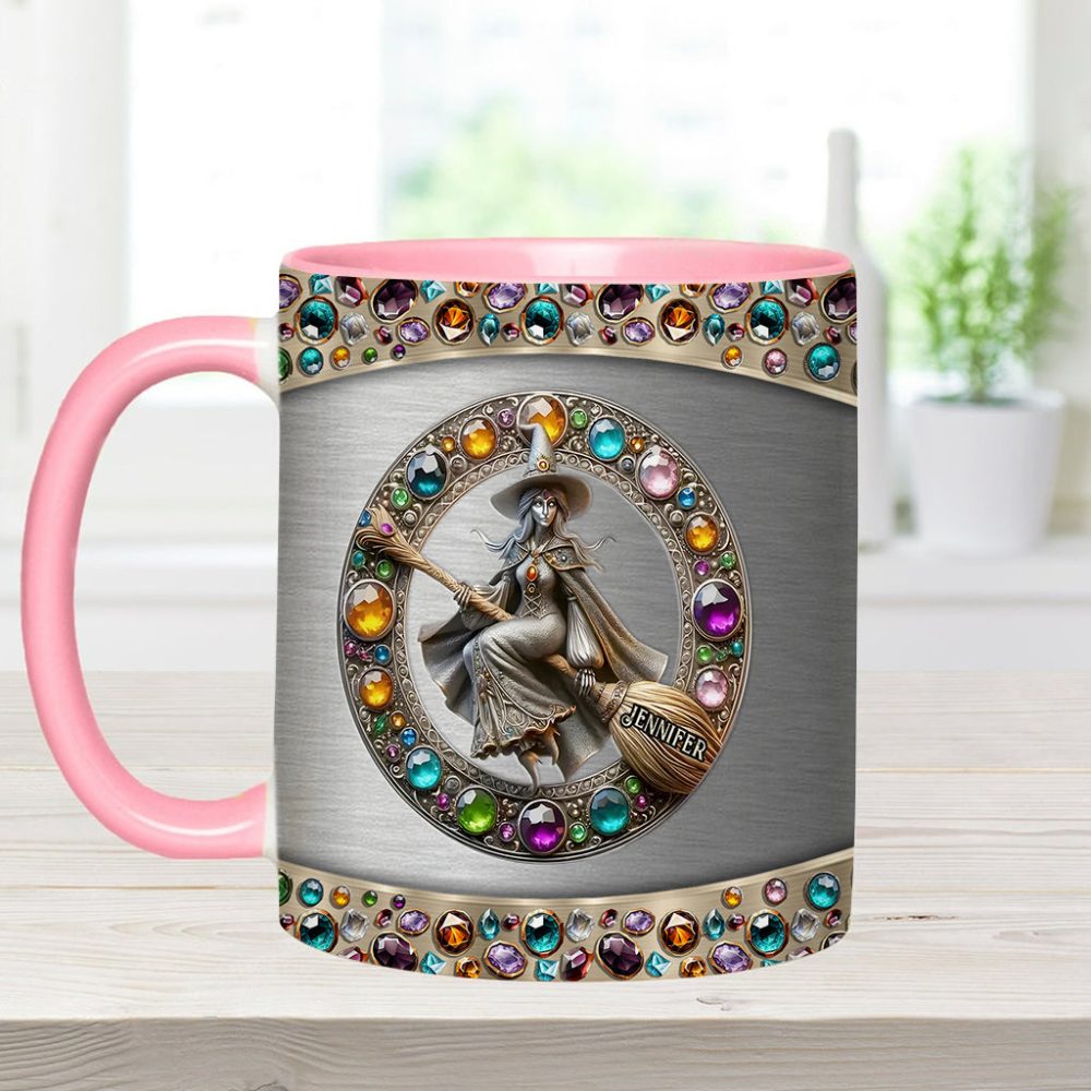 Beautiful Witch - Personalized Witch Accent Mug - Image 12