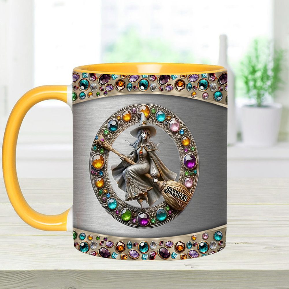 Beautiful Witch - Personalized Witch Accent Mug - Image 13
