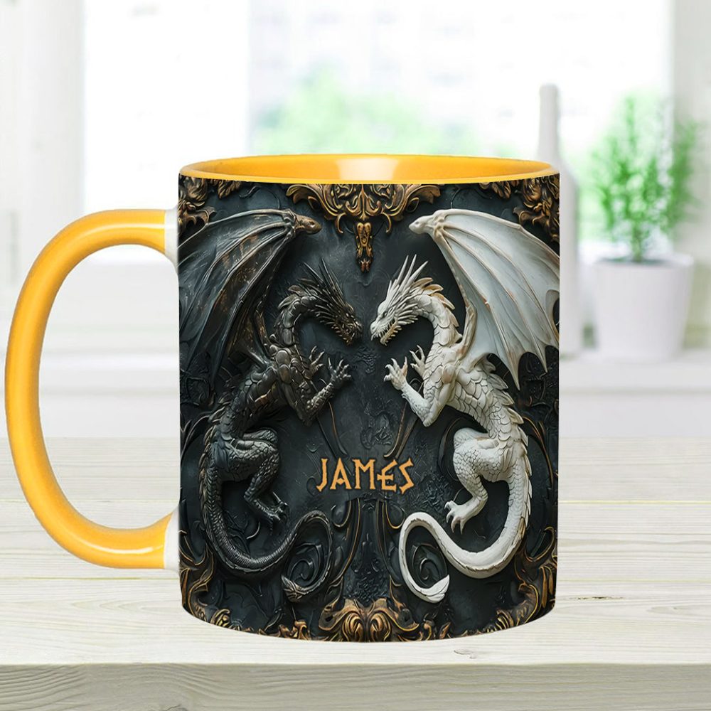 Love Dragons - Personalized Dragon Accent Mug - Image 13