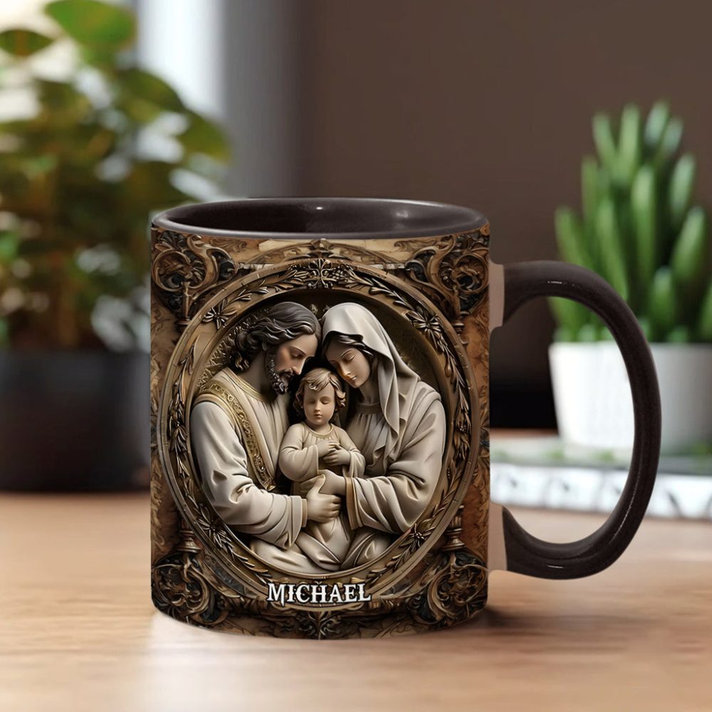 I Believe In Him - Personalized Christian Accent Mug - Image 12