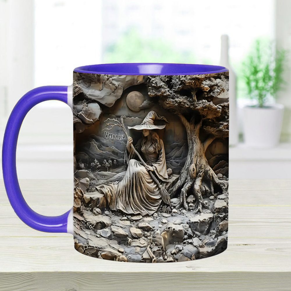 Beautiful Witch - Personalized Witch Accent Mug - Image 14