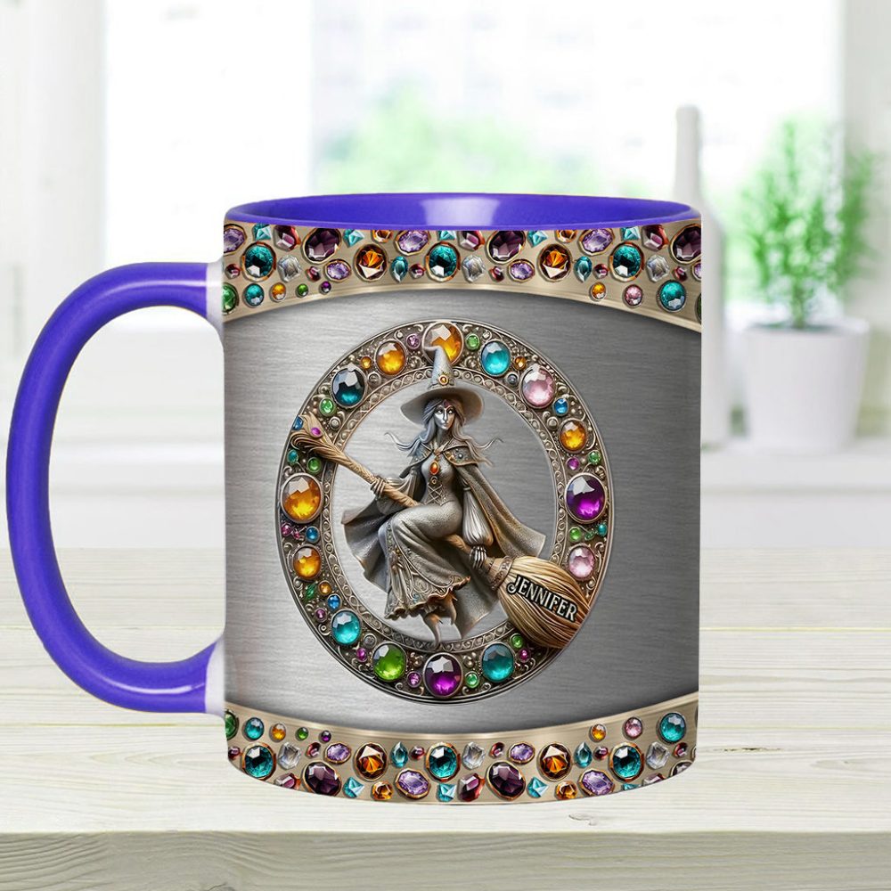 Beautiful Witch - Personalized Witch Accent Mug - Image 14