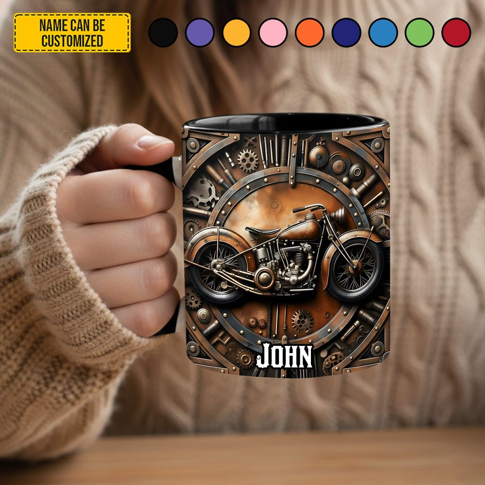 Legendary Rider – Personalized Bike Accent Mug - Image 4
