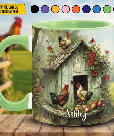 Chicken Farm - Personalized Chicken Accent Mug
