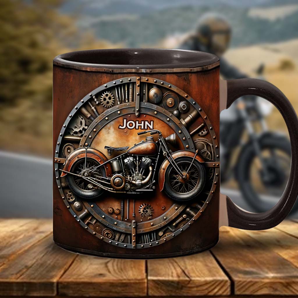 Awesome Bike - Personalized Biker Accent Mug