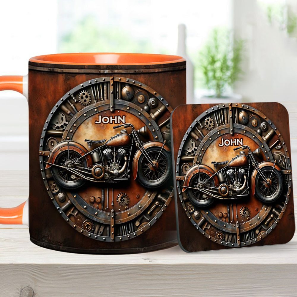 Awesome Bike - Personalized Biker Accent Mug - Image 7
