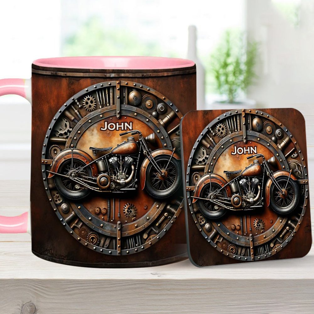 Awesome Bike - Personalized Biker Accent Mug - Image 6