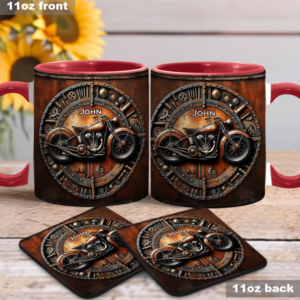 Awesome Bike - Personalized Biker Accent Mug - Image 5