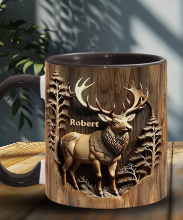 Love Hunting - Personalized Hunting Accent Mug