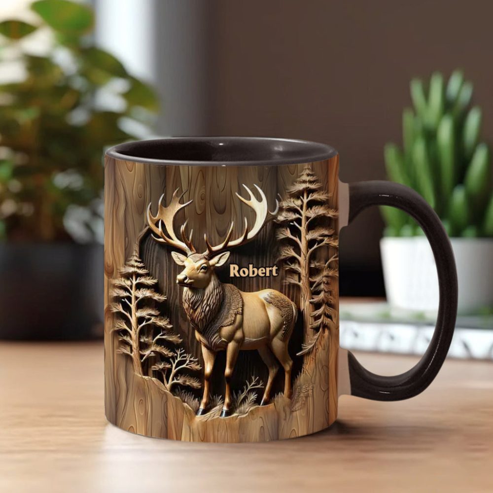 Love Hunting - Personalized Hunting Accent Mug - Image 2