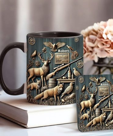 Best Hunter - Personalized Hunting Accent Mug