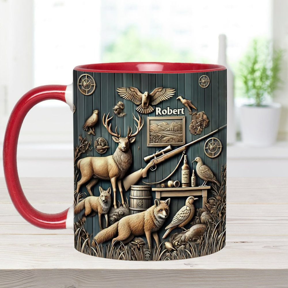 Best Hunter - Personalized Hunting Accent Mug - Image 8