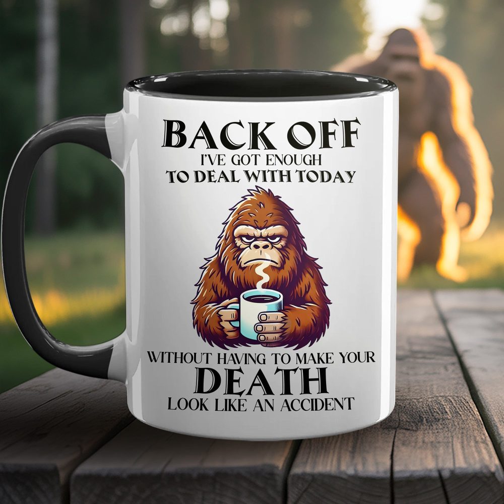 Funny Bigfoot Coffee Accent Mug - Image 10