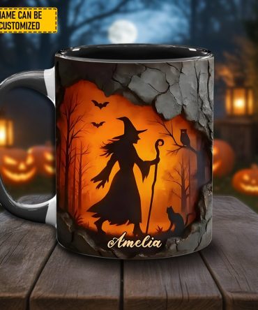 Mystic Witch Night – Personalized Accent Mug