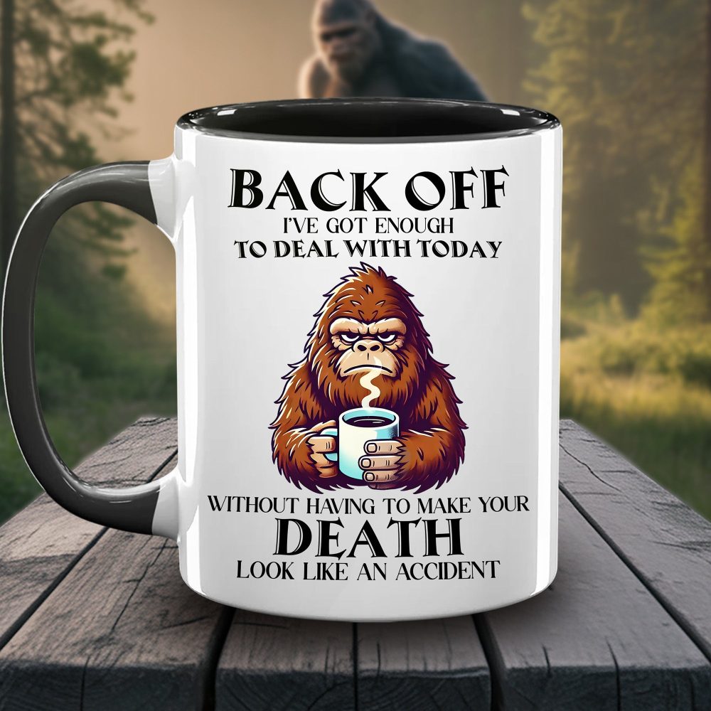 Funny Bigfoot Coffee Accent Mug - Image 12