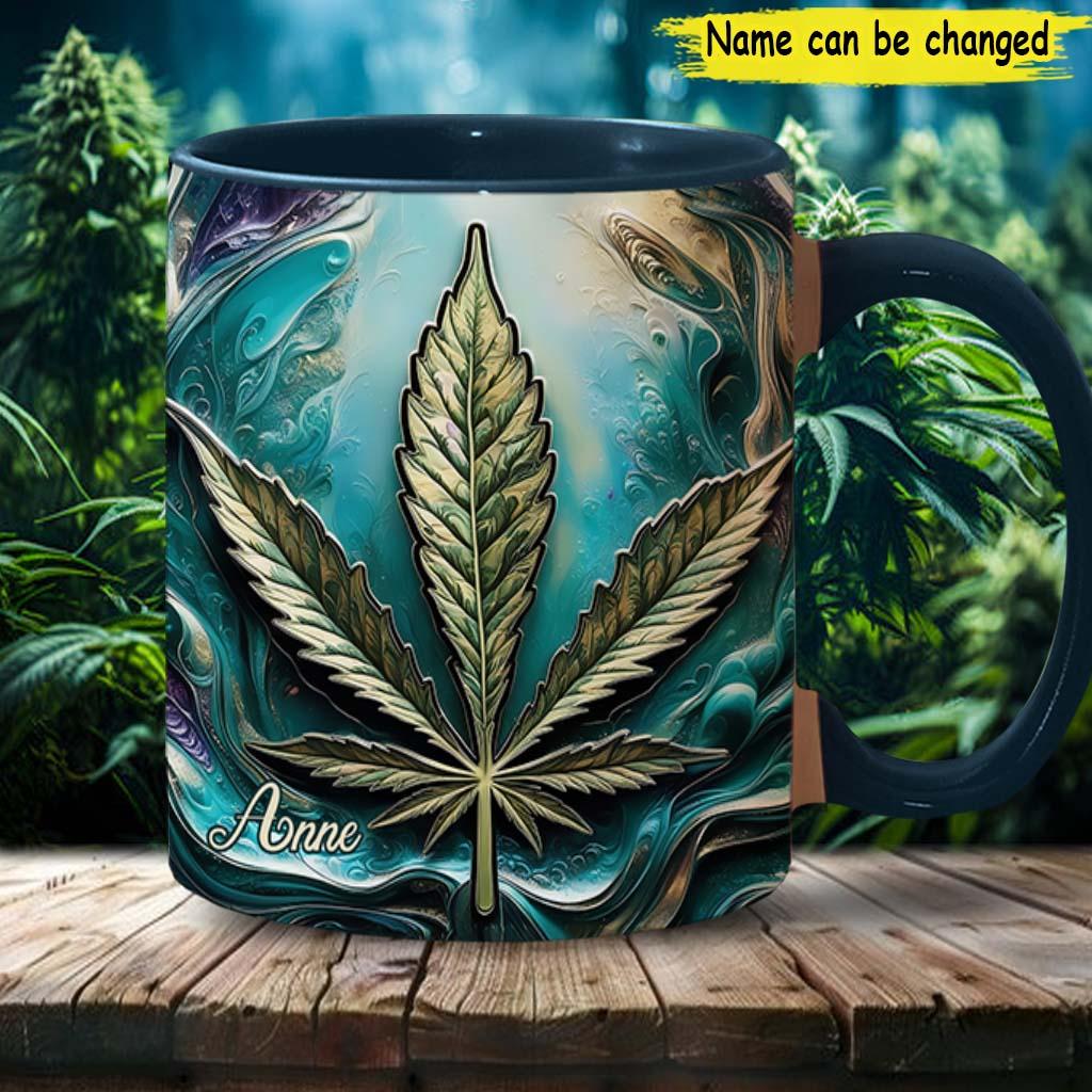 Hippie Psychedelic - Personalized Weed Accent Mug