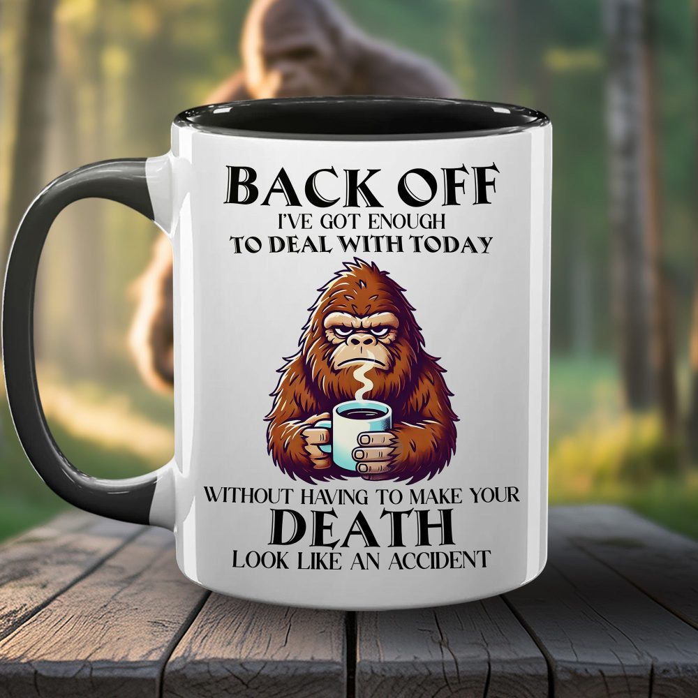 Funny Bigfoot Coffee Accent Mug - Image 13