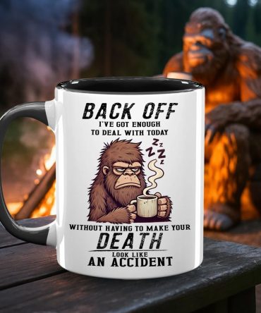 Funny Bigfoot Coffee Accent Mug