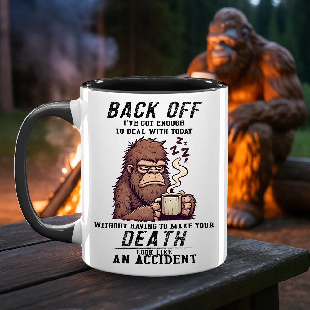 Funny Bigfoot Coffee Accent Mug
