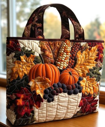 Acorn Lane Quilted Tote Bag