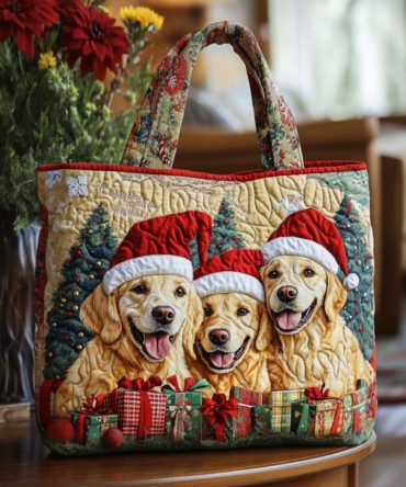 Arctic Buddy Quilted Tote Bag