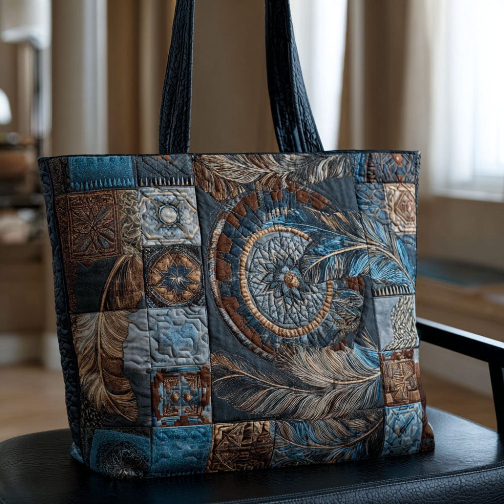 Aurora Web Quilted Tote Bag