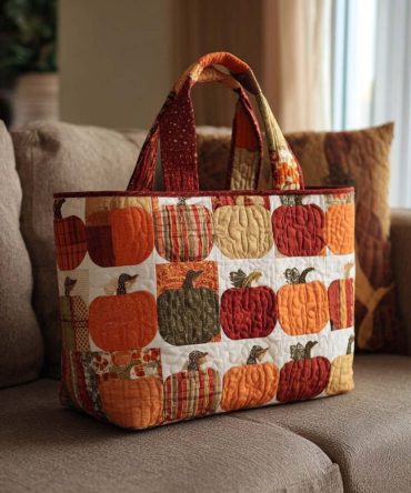 Autumn Breeze Quilted Tote Bag