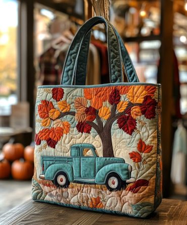 Autumn Cargo Quilted Tote Bag