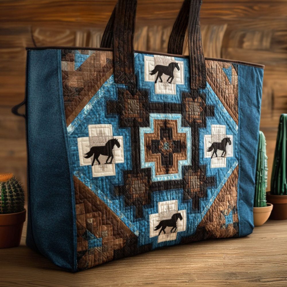 Barnwood Bliss Quilted Tote Bag