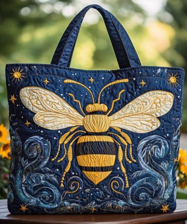 Bee Spirit Quilted Tote Bag