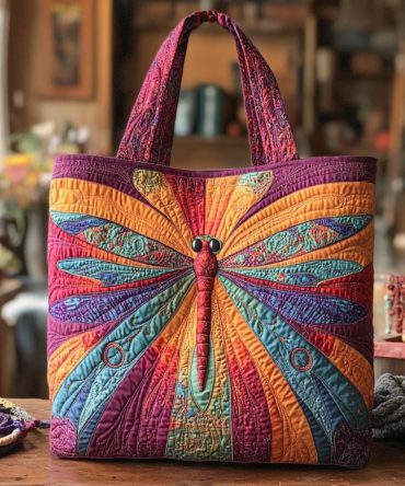 Blossom Dream Quilted Tote Bag