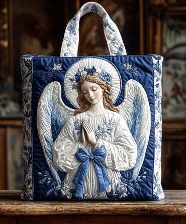Blue Seraph Grace Quilted Tote Bag