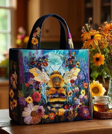 Buzz Magic Quilted Tote Bag