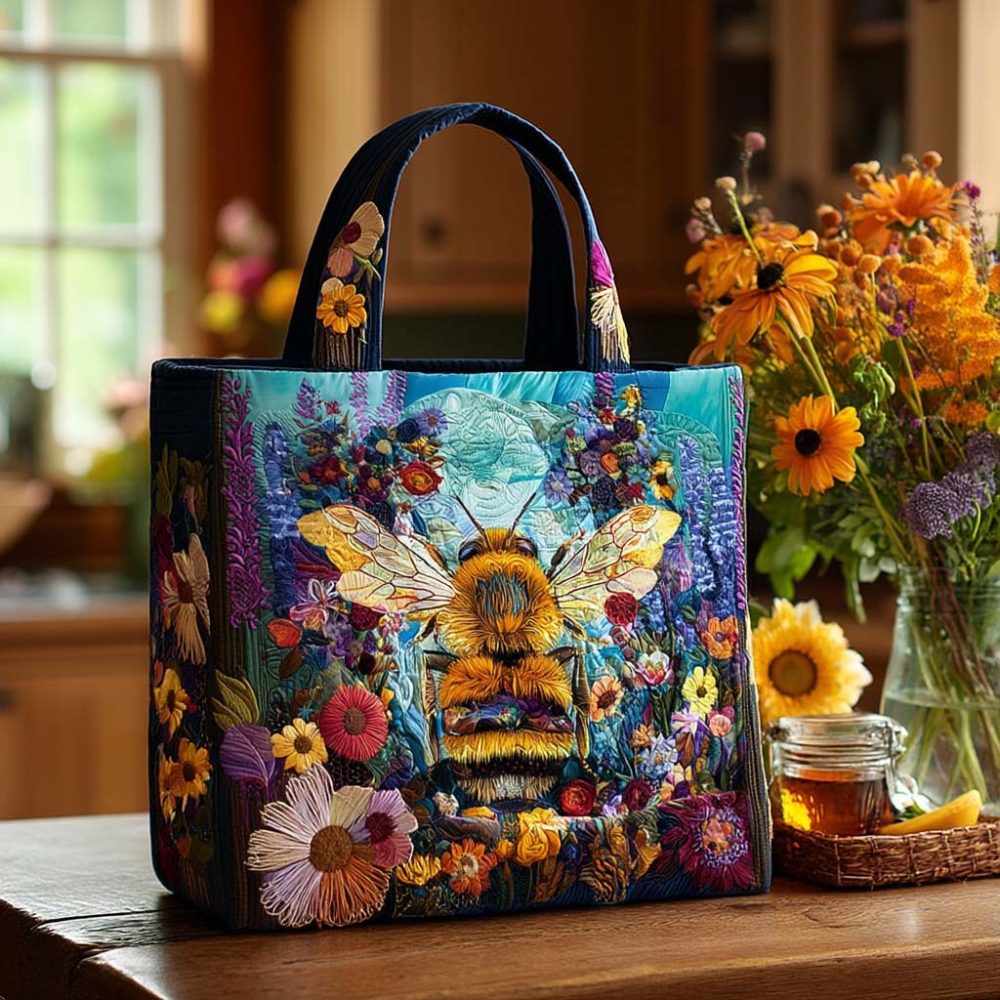 Buzz Magic Quilted Tote Bag