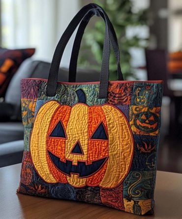 Candy Chase Quilted Tote Bag