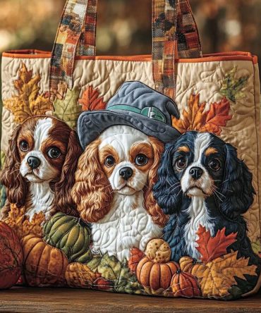 Cavalier Harvest Trio Quilted Tote Bag