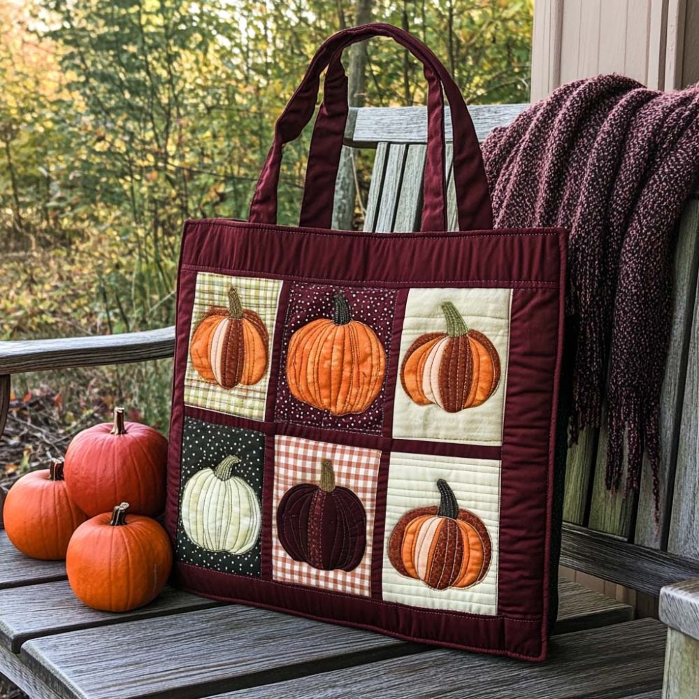 Chestnut Trail Quilted Tote Bag